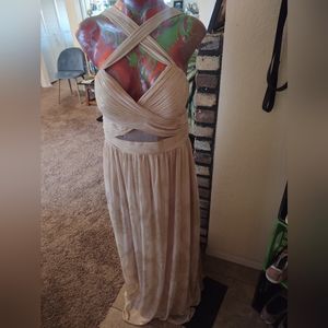 Betsy and Adam Criss Cross Gown